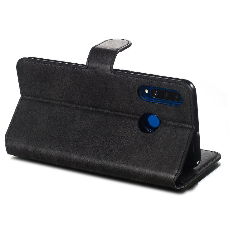 For Huawei P30 Lite / nova 4e Solid Color Buckle Horizontal Flip Leather Case with Wallet & Holder & Card Slots