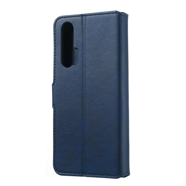 For Huawei Honor 20 Pro Solid Color Buckle Horizontal Flip Leather Case with Wallet & Holder & Card Slots