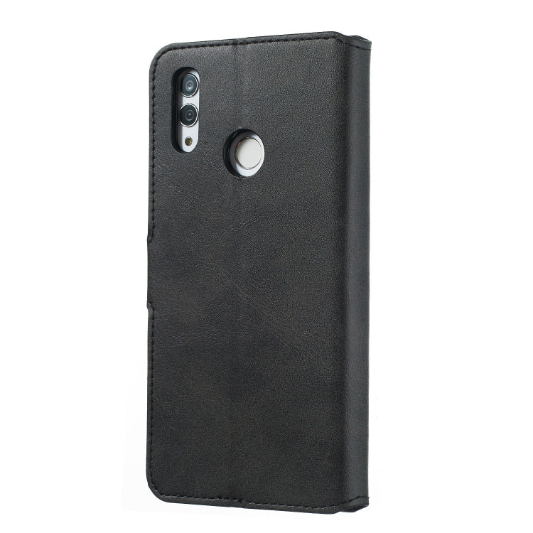 For Huawei P Smart (2019) / Honor 10 Lite Solid Color Buckle Horizontal Flip Leather Case with Wallet & Holder & Card Slots