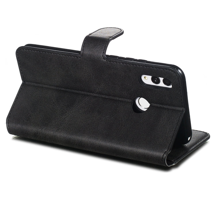 For Huawei P Smart (2019) / Honor 10 Lite Solid Color Buckle Horizontal Flip Leather Case with Wallet & Holder & Card Slots