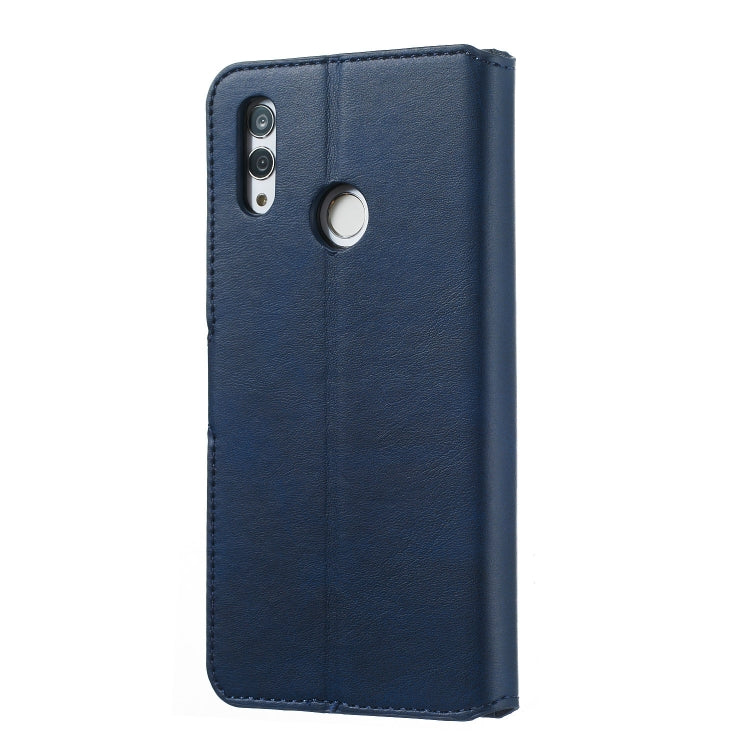 For Huawei P Smart (2019) / Honor 10 Lite Solid Color Buckle Horizontal Flip Leather Case with Wallet & Holder & Card Slots
