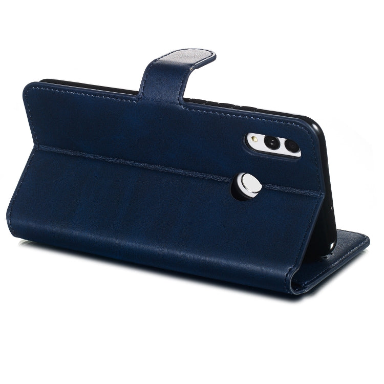 For Huawei P Smart (2019) / Honor 10 Lite Solid Color Buckle Horizontal Flip Leather Case with Wallet & Holder & Card Slots