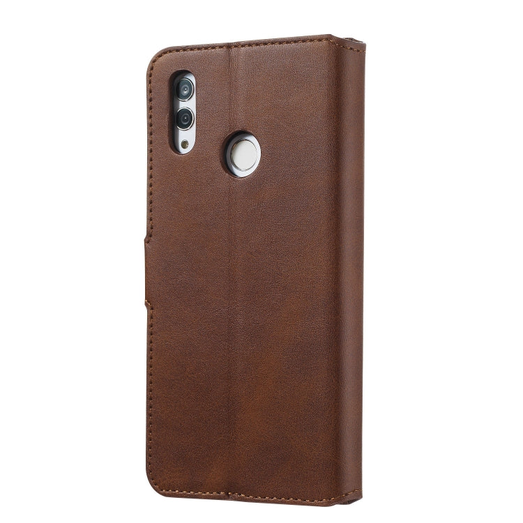 For Huawei P Smart (2019) / Honor 10 Lite Solid Color Buckle Horizontal Flip Leather Case with Wallet & Holder & Card Slots