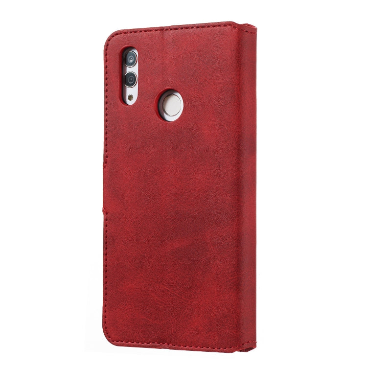 For Huawei P Smart (2019) / Honor 10 Lite Solid Color Buckle Horizontal Flip Leather Case with Wallet & Holder & Card Slots