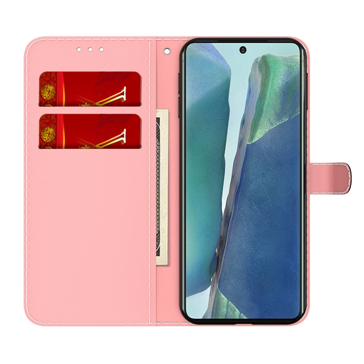 For Samsung Galaxy Note20 Cloud Fog Pattern Horizontal Flip Leather Case with Holder & Card Slot & Wallet