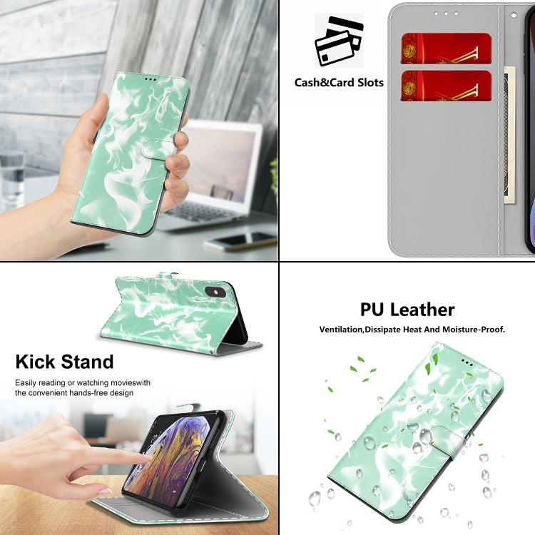 For Samsung Galaxy Note20 Ultra Cloud Fog Pattern Horizontal Flip Leather Case with Holder & Card Slot & Wallet