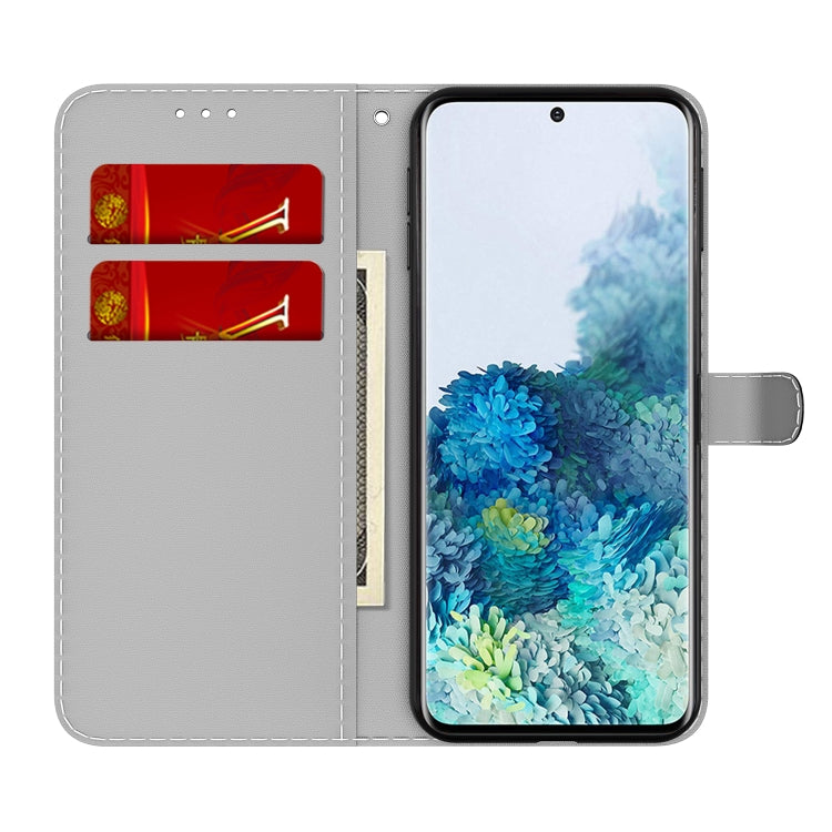 For Samsung Galaxy S20 Cloud Fog Pattern Horizontal Flip Leather Case with Holder & Card Slot & Wallet
