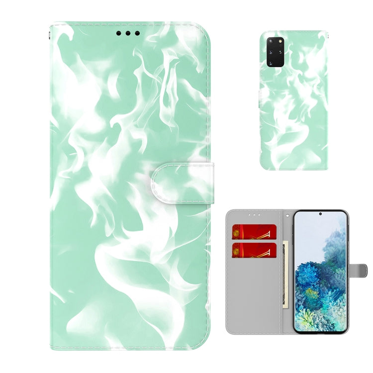 For Samsung Galaxy S20+ Cloud Fog Pattern Horizontal Flip Leather Case with Holder & Card Slot & Wallet