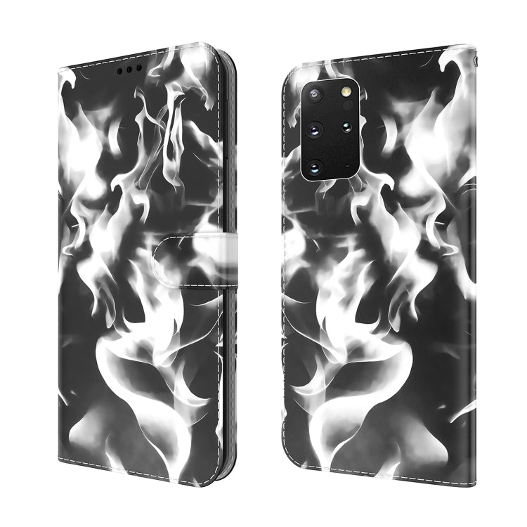 For Samsung Galaxy S20+ Cloud Fog Pattern Horizontal Flip Leather Case with Holder & Card Slot & Wallet