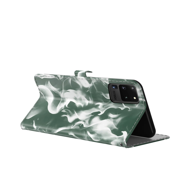For Samsung Galaxy S20 Ultra Cloud Fog Pattern Horizontal Flip Leather Case with Holder & Card Slot & Wallet