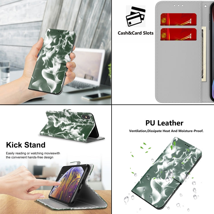 For Samsung Galaxy Xcover 5 Cloud Fog Pattern Horizontal Flip Leather Case with Holder & Card Slot & Wallet