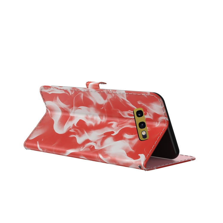 For Samsung Galaxy S10e Cloud Fog Pattern Horizontal Flip Leather Case with Holder & Card Slot & Wallet