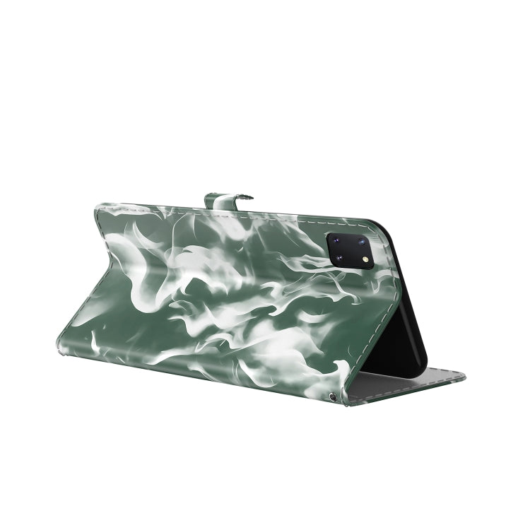 For Samsung Galaxy Note10 Lite /A81 Cloud Fog Pattern Horizontal Flip Leather Case with Holder & Card Slot & Wallet