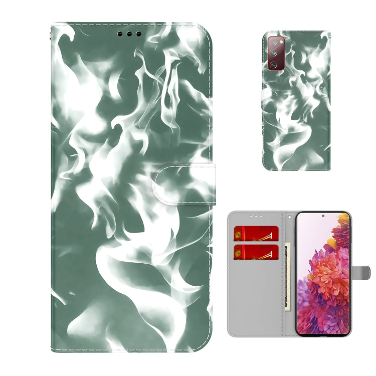 For Samsung Galaxy S20 FE Cloud Fog Pattern Horizontal Flip Leather Case with Holder & Card Slot & Wallet