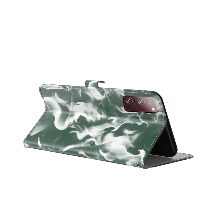 For Samsung Galaxy S20 FE Cloud Fog Pattern Horizontal Flip Leather Case with Holder & Card Slot & Wallet