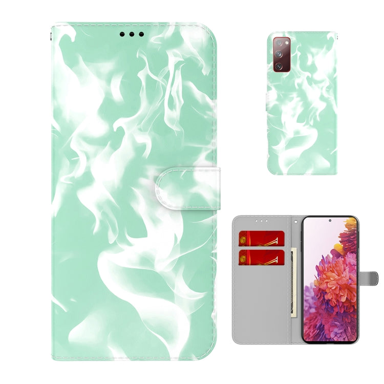For Samsung Galaxy S20 FE Cloud Fog Pattern Horizontal Flip Leather Case with Holder & Card Slot & Wallet