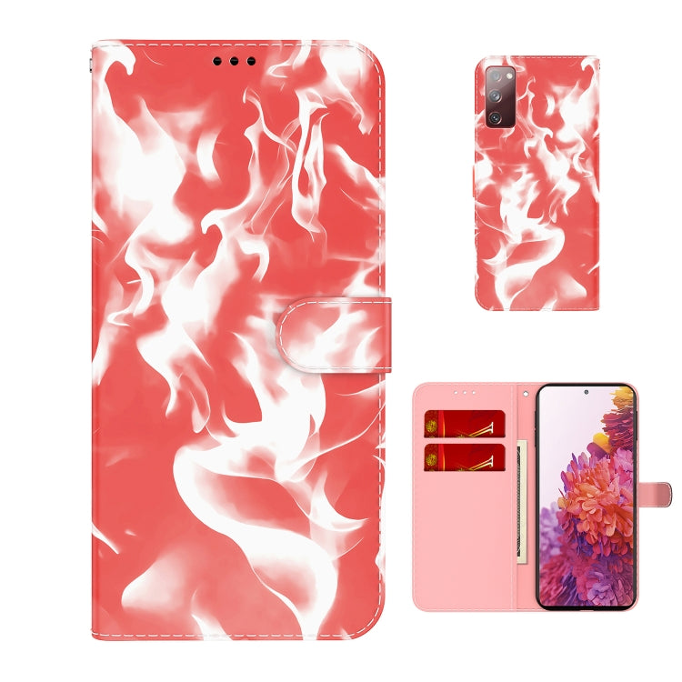 For Samsung Galaxy S20 FE Cloud Fog Pattern Horizontal Flip Leather Case with Holder & Card Slot & Wallet