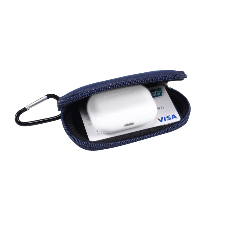 Mini Elastic Waterproof Nylon Earphone Protective Bag for AirPods Pro, with Hook