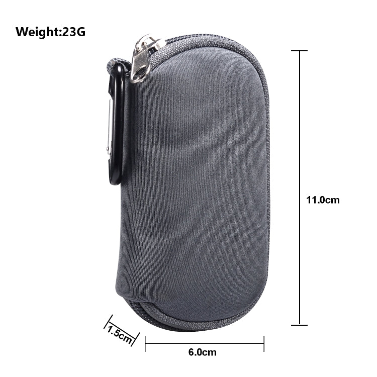 Mini Elastic Waterproof Nylon Earphone Protective Bag for AirPods Pro, with Hook