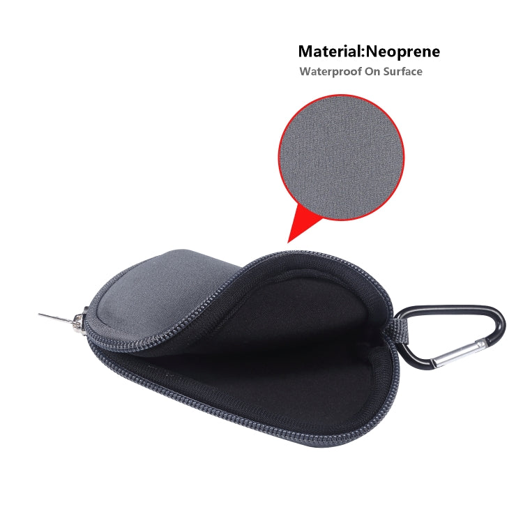 Mini Elastic Waterproof Nylon Earphone Protective Bag for AirPods Pro, with Hook