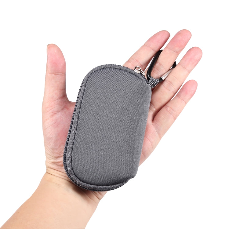 Mini Elastic Waterproof Nylon Earphone Protective Bag for AirPods Pro, with Hook