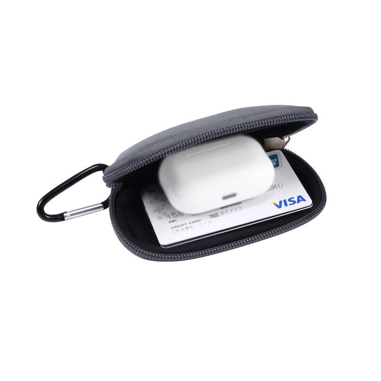 Mini Elastic Waterproof Nylon Earphone Protective Bag for AirPods Pro, with Hook