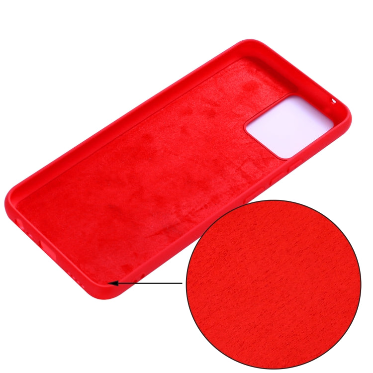 For OPPO Realme 8 / 8 Pro Pure Color Liquid Silicone Shockproof Full Coverage Case