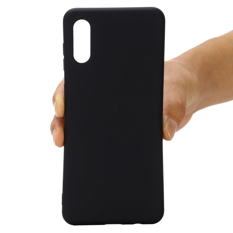 For ZTE A3 2020 Pure Color Liquid Silicone Shockproof Full Coverage Case