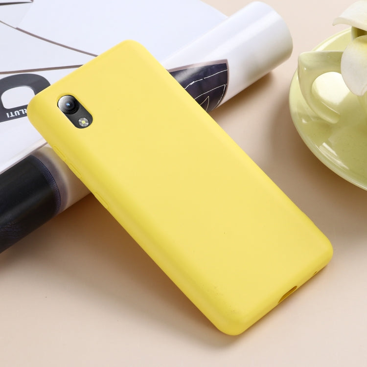 For ZTE A3 2020 Pure Color Liquid Silicone Shockproof Full Coverage Case