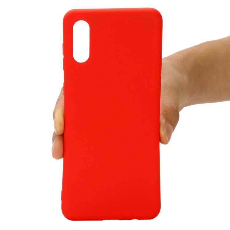 For ZTE A3 2020 Pure Color Liquid Silicone Shockproof Full Coverage Case