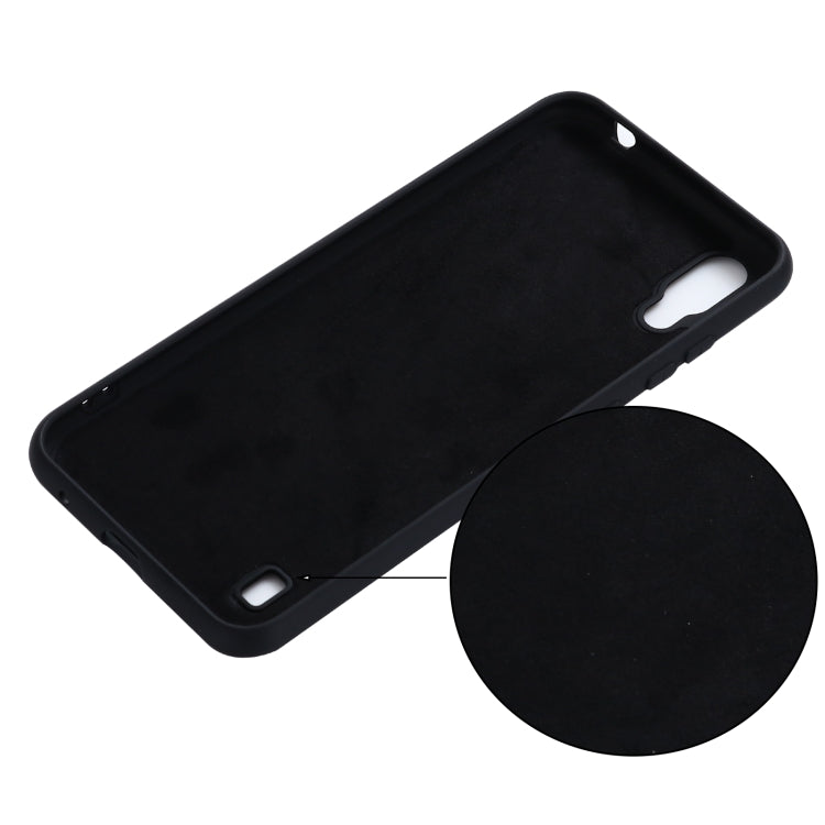 For ZTE A5 2020 Pure Color Liquid Silicone Shockproof Full Coverage Case