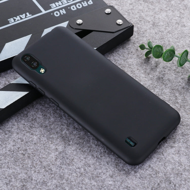 For ZTE A5 2020 Pure Color Liquid Silicone Shockproof Full Coverage Case