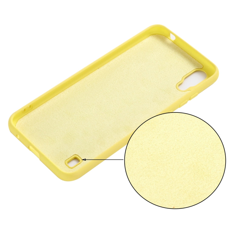 For ZTE A5 2020 Pure Color Liquid Silicone Shockproof Full Coverage Case