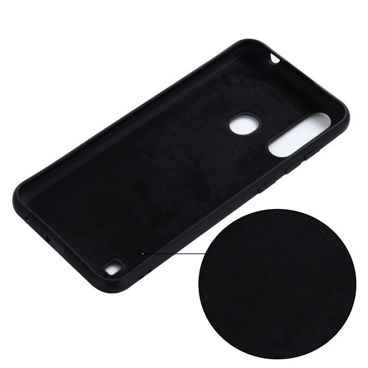 For ZTE A7 2020 Pure Color Liquid Silicone Shockproof Full Coverage Case