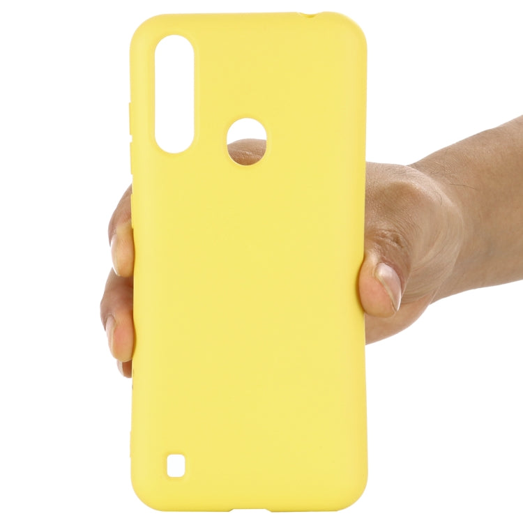 For ZTE A7 2020 Pure Color Liquid Silicone Shockproof Full Coverage Case