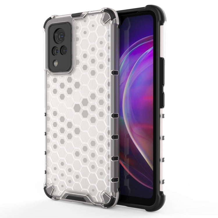 For vivo V21 Shockproof Honeycomb PC + TPU Case
