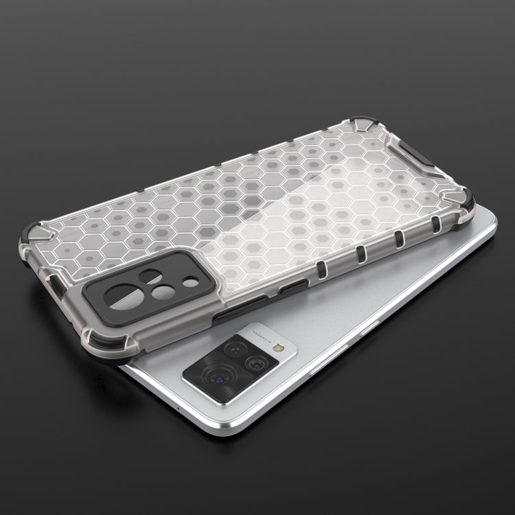 For vivo V21 Shockproof Honeycomb PC + TPU Case