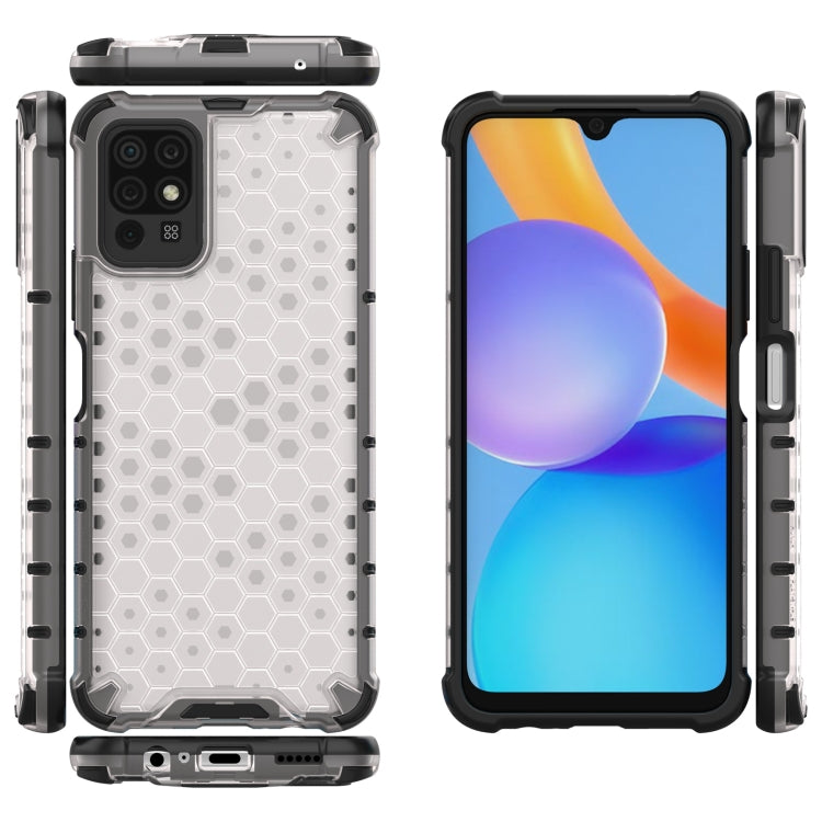 For Honor Play 5T Youth Shockproof Honeycomb PC + TPU Case