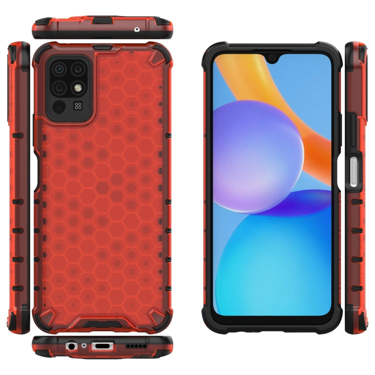 For Honor Play 5T Youth Shockproof Honeycomb PC + TPU Case