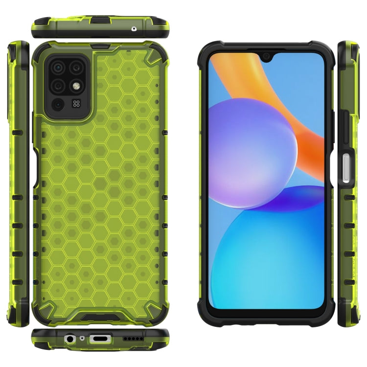 For Honor Play 5T Youth Shockproof Honeycomb PC + TPU Case