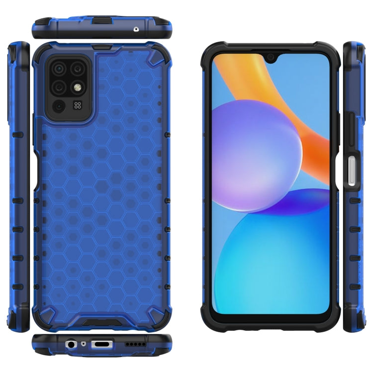 For Honor Play 5T Youth Shockproof Honeycomb PC + TPU Case