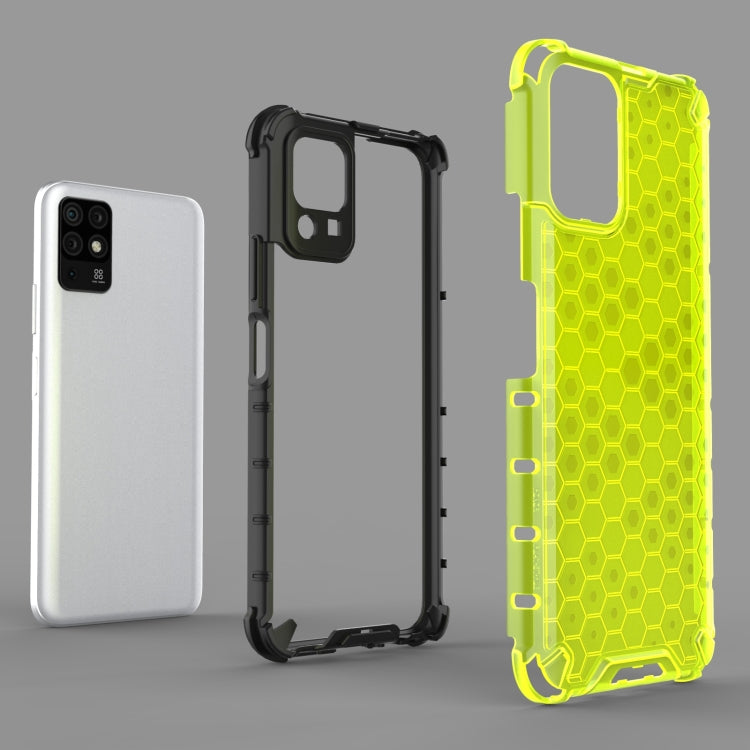 For Honor Play 5T Youth Shockproof Honeycomb PC + TPU Case