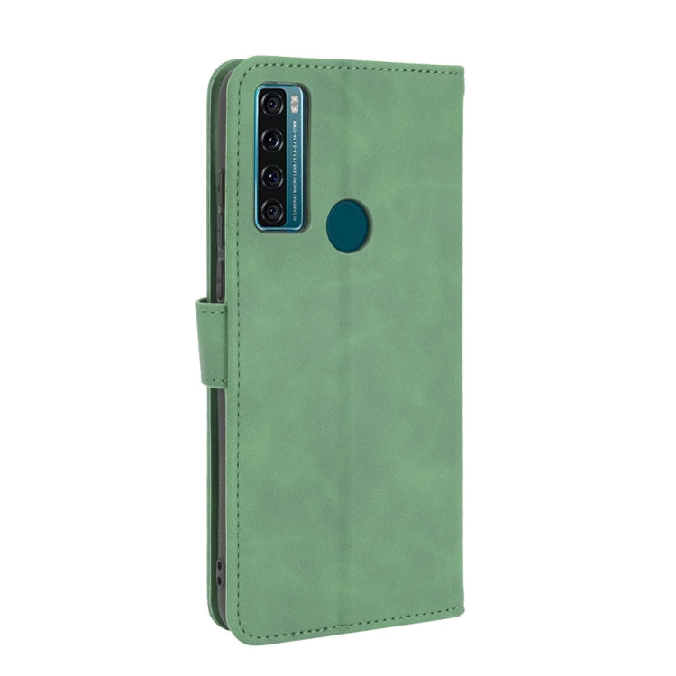 For TCL 20 SE Solid Color Skin Feel Magnetic Buckle Horizontal Flip Calf Texture PU Leather Case with Holder & Card Slots & Wallet