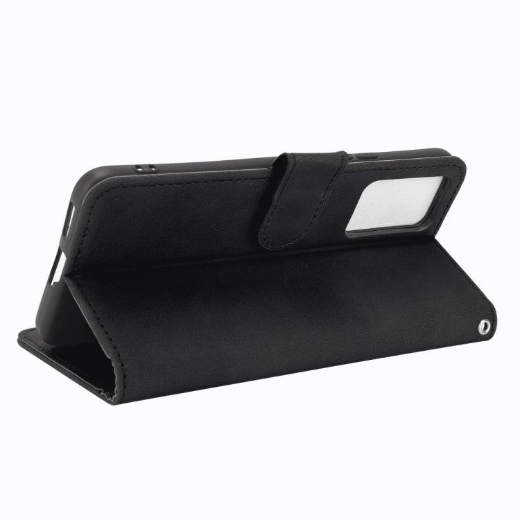 For vivo V21 Solid Color Skin Feel Magnetic Buckle Horizontal Flip Calf Texture PU Leather Case with Holder & Card Slots & Wallet