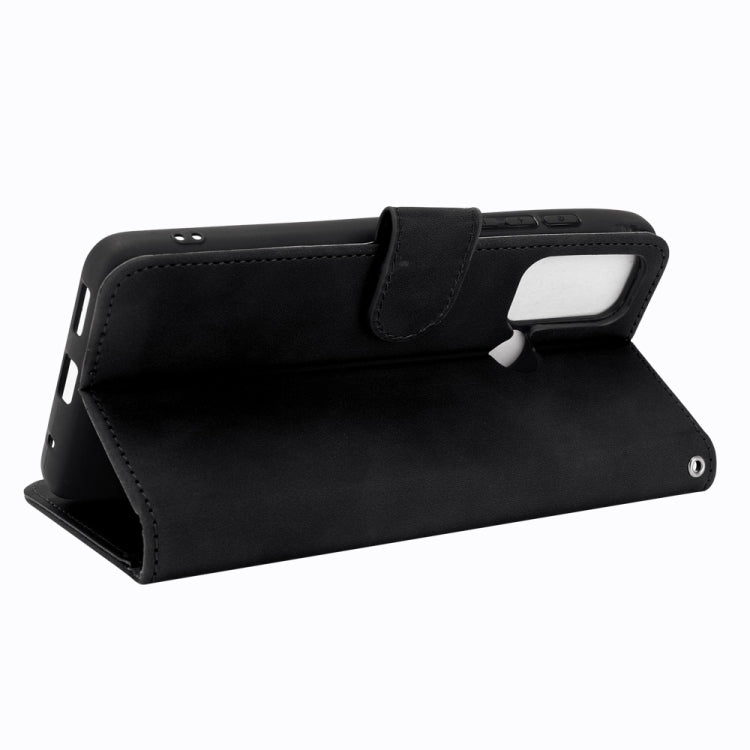 For Motorola Moto G60 / G40 Fusion Solid Color Skin Feel Magnetic Buckle Horizontal Flip Calf Texture PU Leather Case with Holder & Card Slots & Wallet