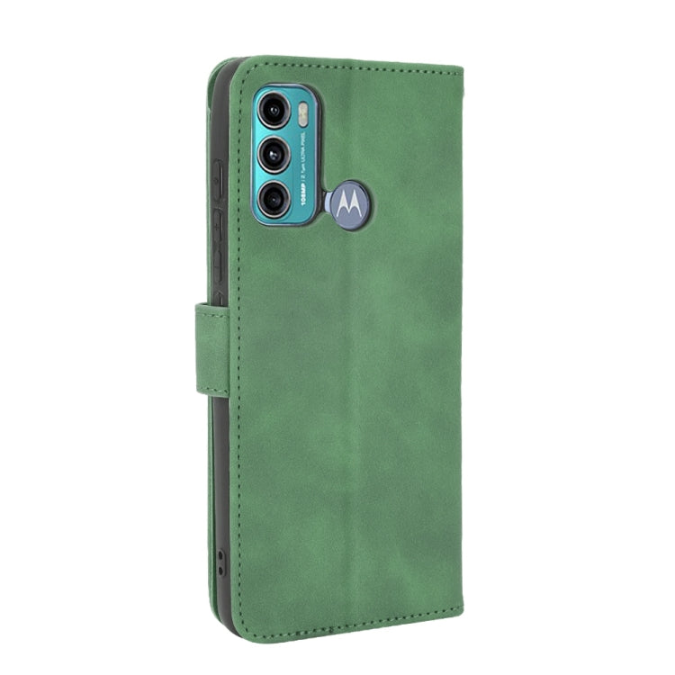For Motorola Moto G60 / G40 Fusion Solid Color Skin Feel Magnetic Buckle Horizontal Flip Calf Texture PU Leather Case with Holder & Card Slots & Wallet