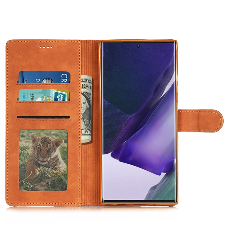 For Samsung Galaxy A22 5G Diaobaolee Pure Fresh Texture Horizontal Flip Leather Case with Holder & Card Slot & Wallet & Photo Frame