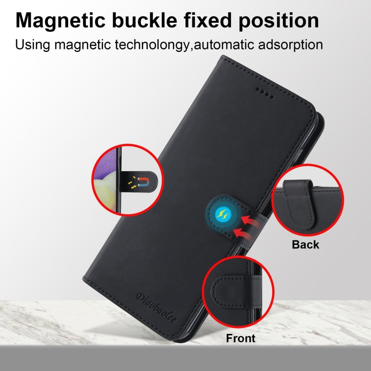 For Samsung Galaxy A22 5G Diaobaolee Pure Fresh Texture Horizontal Flip Leather Case with Holder & Card Slot & Wallet & Photo Frame