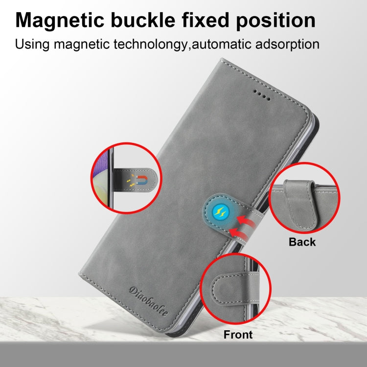 For Samsung Galaxy A22 5G Diaobaolee Pure Fresh Texture Horizontal Flip Leather Case with Holder & Card Slot & Wallet & Photo Frame