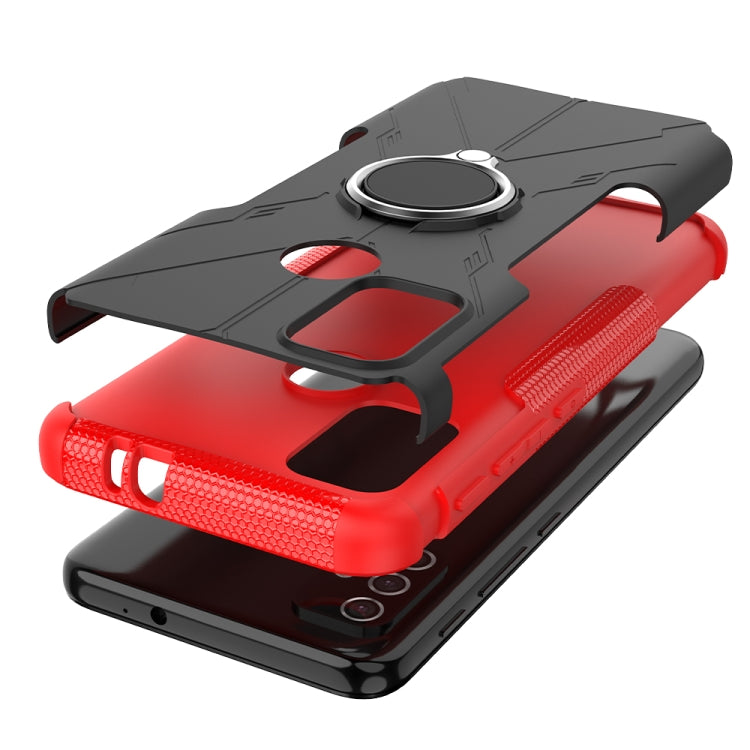 For Motorola  Moto G30 Armor Bear Shockproof PC + TPU Protective Case with Ring Holder